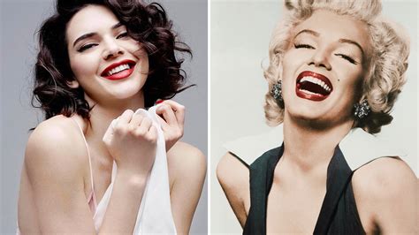 kendall jenner as marilyn monroe.